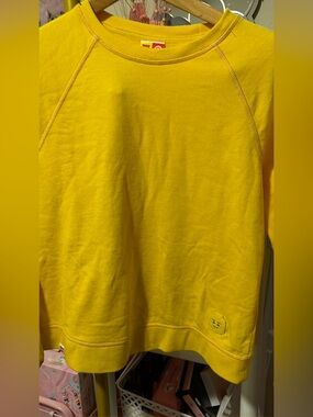 Lego Yellow Crewneck Sweatshirt with Small Logo Patch